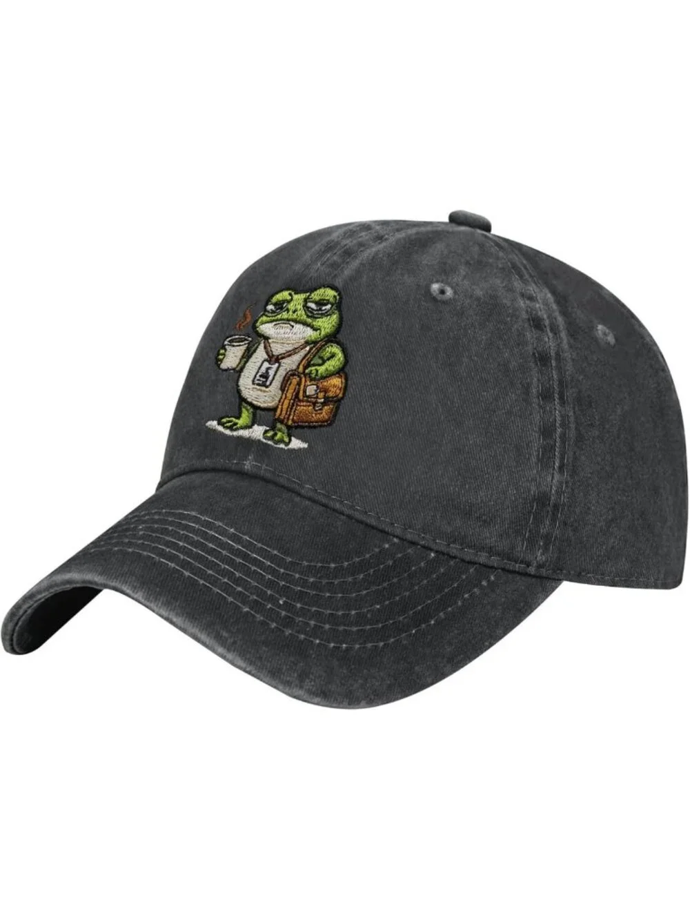 Funny Adjustable Cotton Baseball Cap for Men & Women, Embroidered Dad Hat